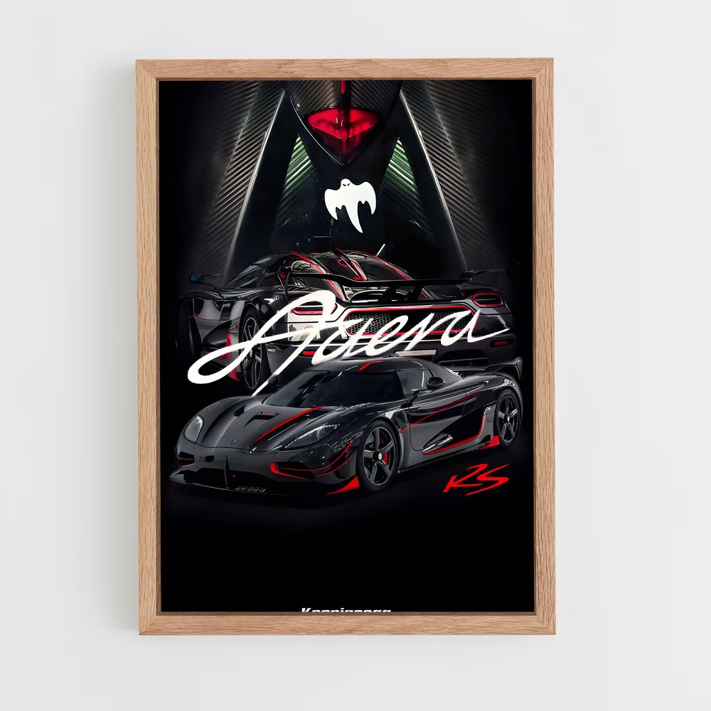 Poster L'Aventure Agera – affiche Koenigsegg (vue 4)